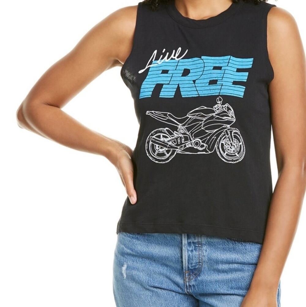 NWT Chaser Live Free Motorcycle Muscle Tank size Large
